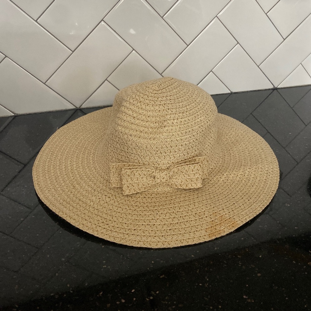 Janie & Jack straw floppy sun hat